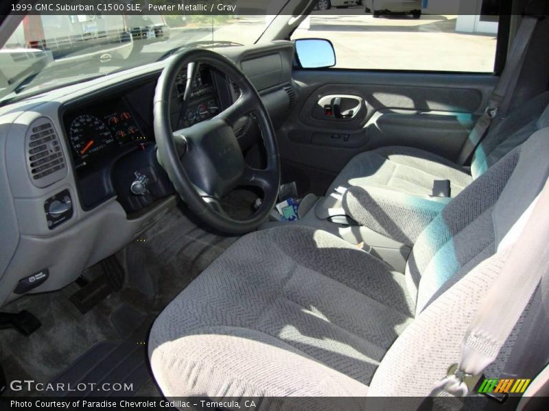 Pewter Metallic / Gray 1999 GMC Suburban C1500 SLE