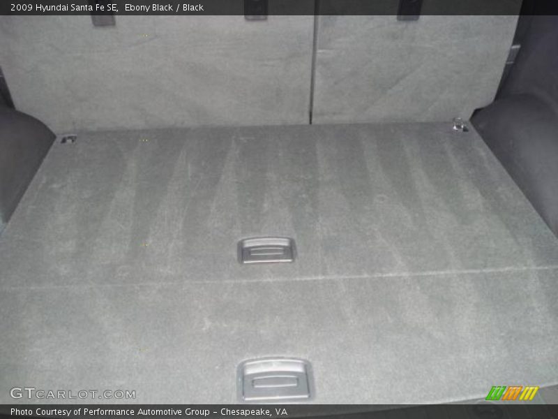 Ebony Black / Black 2009 Hyundai Santa Fe SE