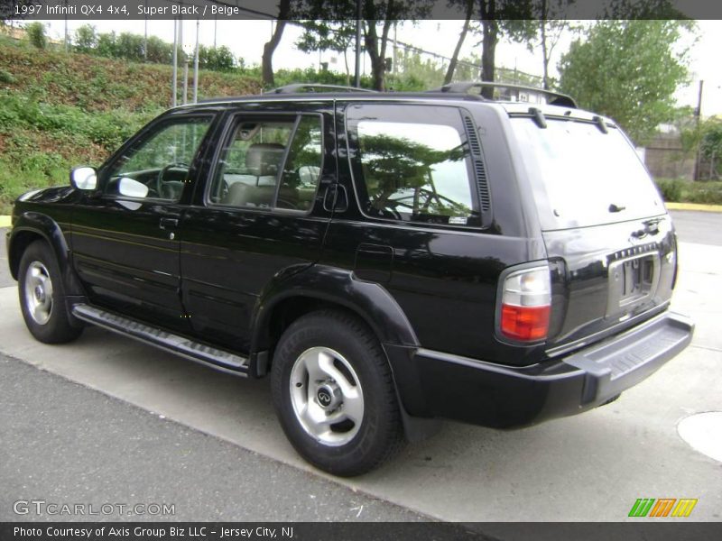 Super Black / Beige 1997 Infiniti QX4 4x4