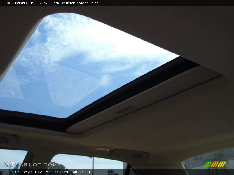 Black Obsidian / Stone Beige 2001 Infiniti Q 45 Luxury