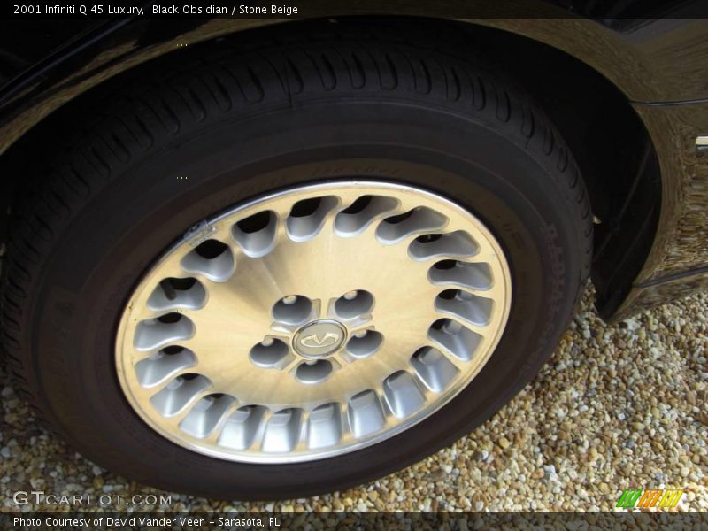 Black Obsidian / Stone Beige 2001 Infiniti Q 45 Luxury