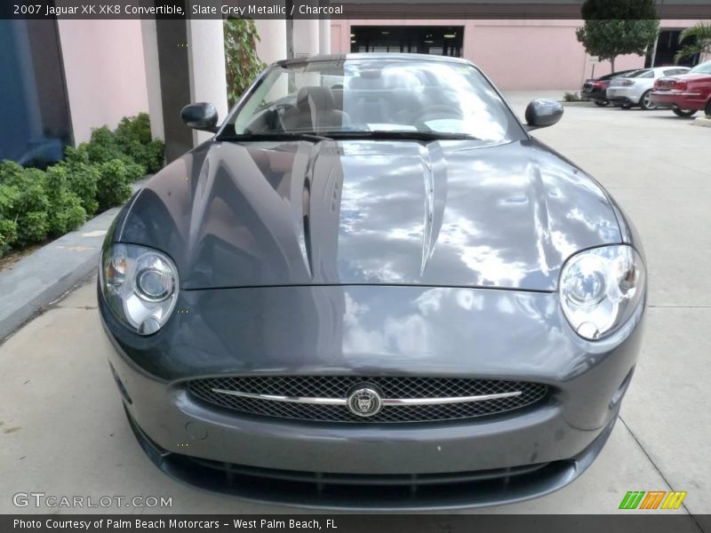 Slate Grey Metallic / Charcoal 2007 Jaguar XK XK8 Convertible