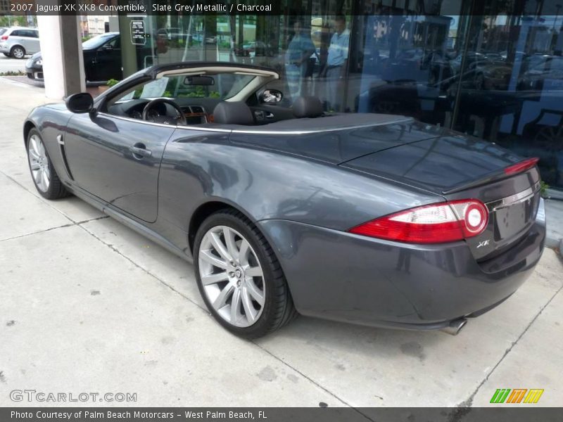 Slate Grey Metallic / Charcoal 2007 Jaguar XK XK8 Convertible