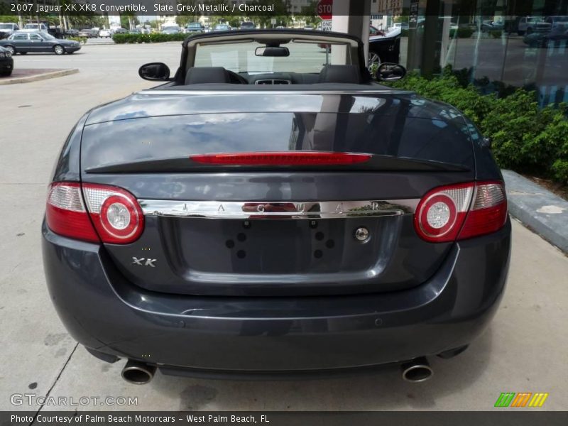 Slate Grey Metallic / Charcoal 2007 Jaguar XK XK8 Convertible