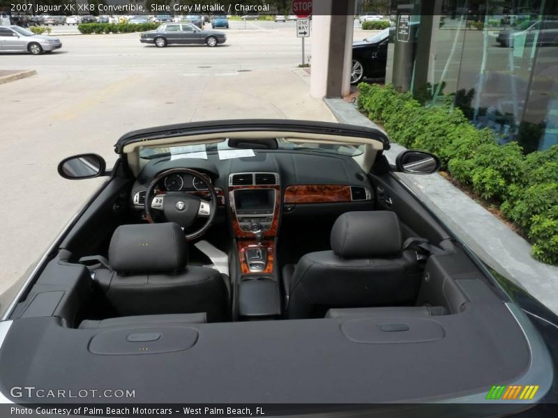 Slate Grey Metallic / Charcoal 2007 Jaguar XK XK8 Convertible