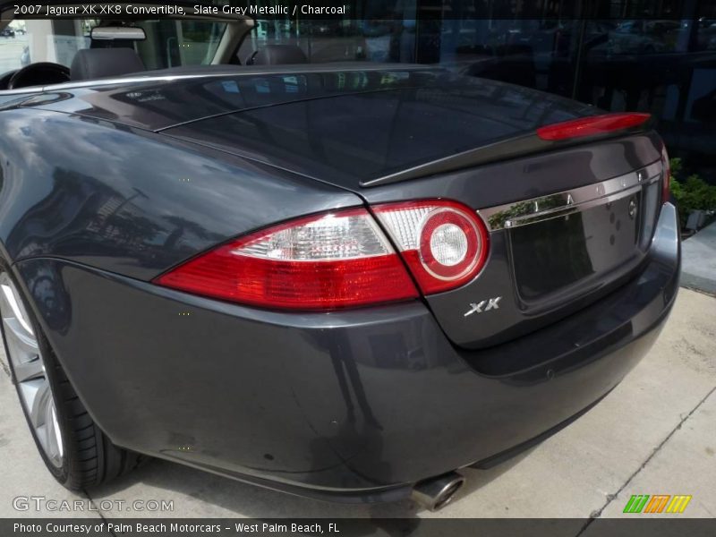 Slate Grey Metallic / Charcoal 2007 Jaguar XK XK8 Convertible