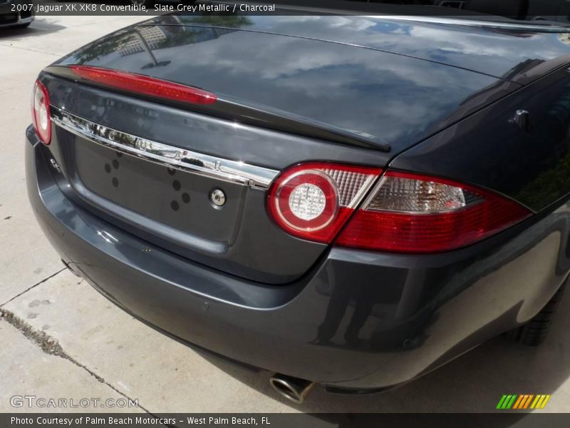 Slate Grey Metallic / Charcoal 2007 Jaguar XK XK8 Convertible