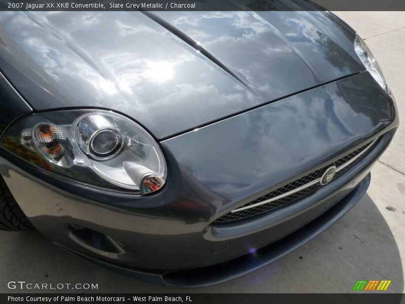 Slate Grey Metallic / Charcoal 2007 Jaguar XK XK8 Convertible