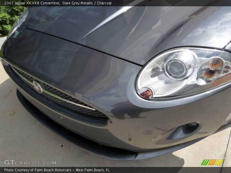 Slate Grey Metallic / Charcoal 2007 Jaguar XK XK8 Convertible