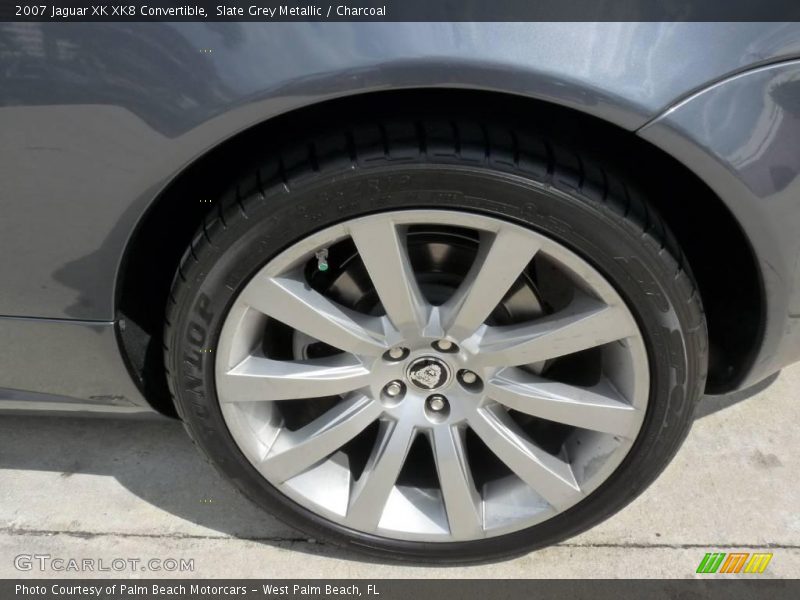 Slate Grey Metallic / Charcoal 2007 Jaguar XK XK8 Convertible