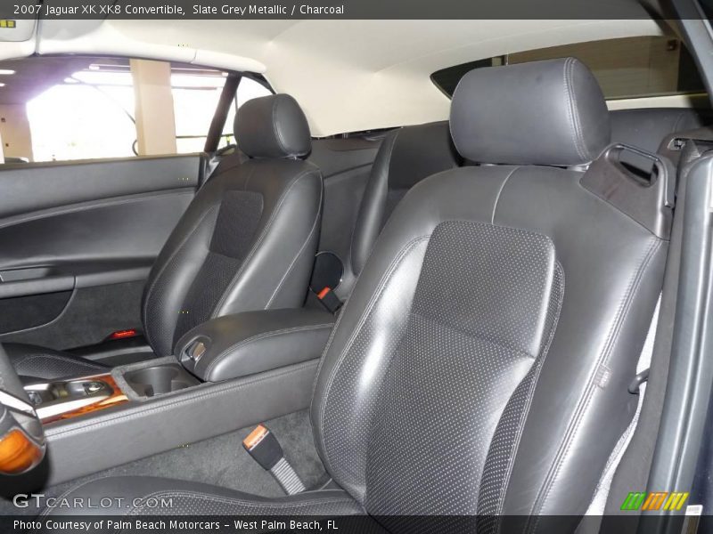 Slate Grey Metallic / Charcoal 2007 Jaguar XK XK8 Convertible