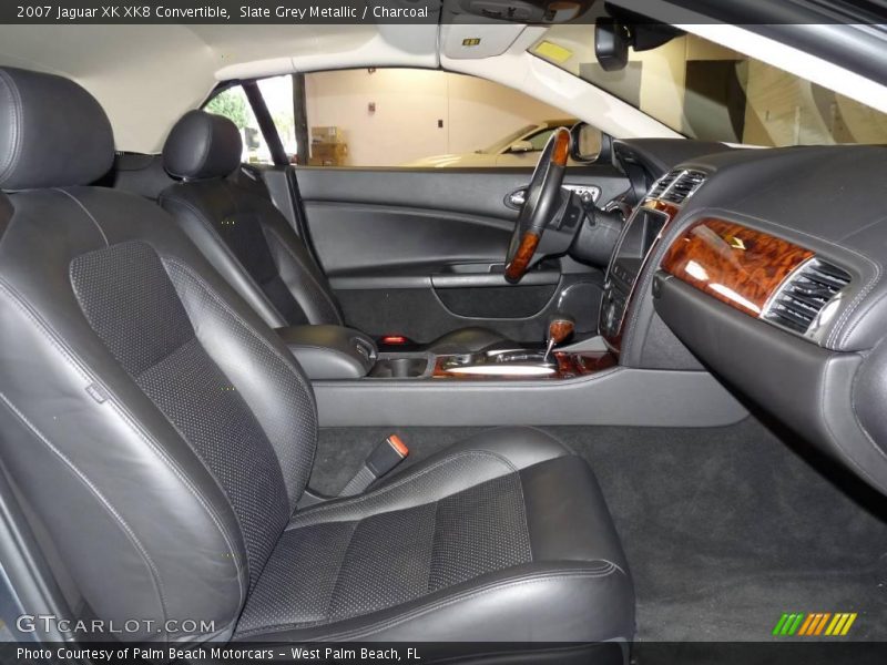 Slate Grey Metallic / Charcoal 2007 Jaguar XK XK8 Convertible