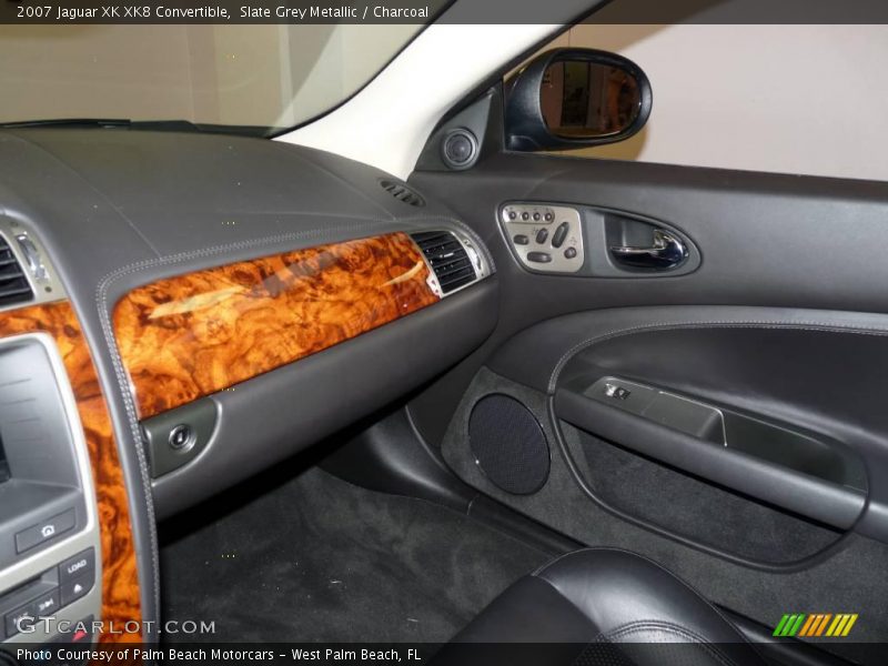 Slate Grey Metallic / Charcoal 2007 Jaguar XK XK8 Convertible