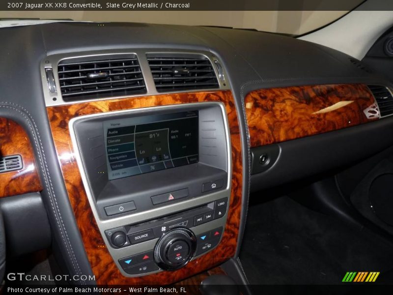 Slate Grey Metallic / Charcoal 2007 Jaguar XK XK8 Convertible