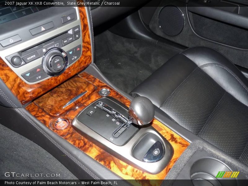 Slate Grey Metallic / Charcoal 2007 Jaguar XK XK8 Convertible