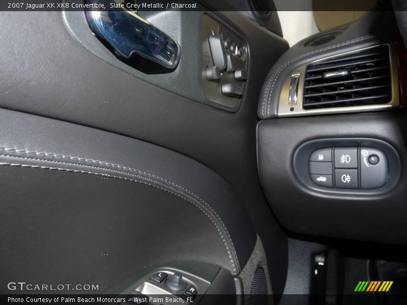 Slate Grey Metallic / Charcoal 2007 Jaguar XK XK8 Convertible
