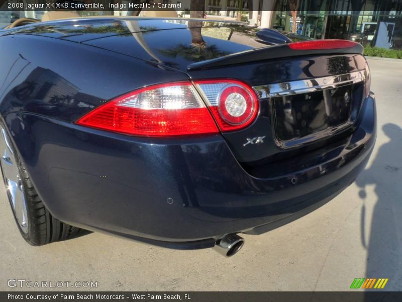 Indigo Metallic / Caramel 2008 Jaguar XK XK8 Convertible