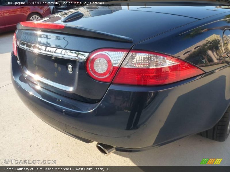 Indigo Metallic / Caramel 2008 Jaguar XK XK8 Convertible