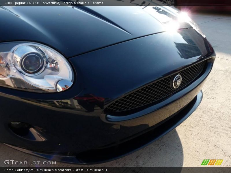 Indigo Metallic / Caramel 2008 Jaguar XK XK8 Convertible