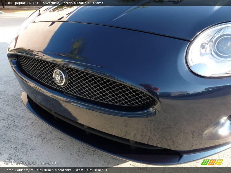 Indigo Metallic / Caramel 2008 Jaguar XK XK8 Convertible