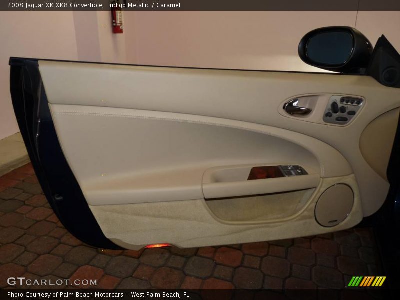 Indigo Metallic / Caramel 2008 Jaguar XK XK8 Convertible