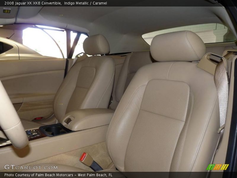 Indigo Metallic / Caramel 2008 Jaguar XK XK8 Convertible