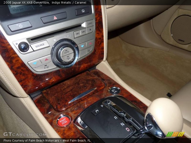 Indigo Metallic / Caramel 2008 Jaguar XK XK8 Convertible