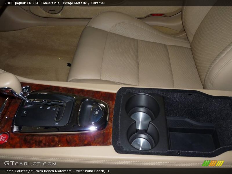 Indigo Metallic / Caramel 2008 Jaguar XK XK8 Convertible