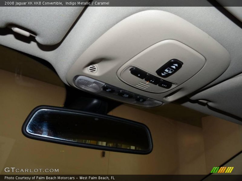 Indigo Metallic / Caramel 2008 Jaguar XK XK8 Convertible