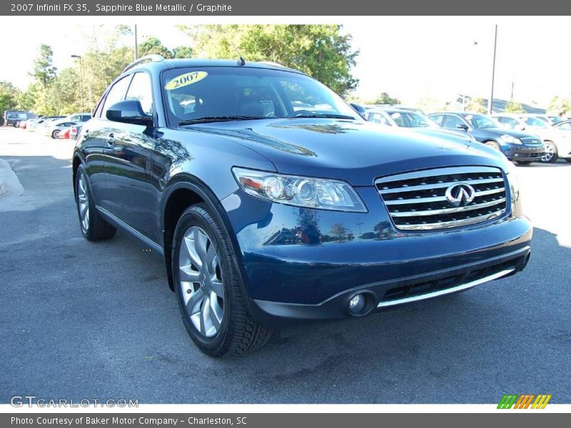 Sapphire Blue Metallic / Graphite 2007 Infiniti FX 35