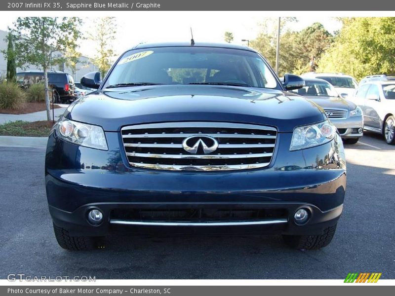 Sapphire Blue Metallic / Graphite 2007 Infiniti FX 35