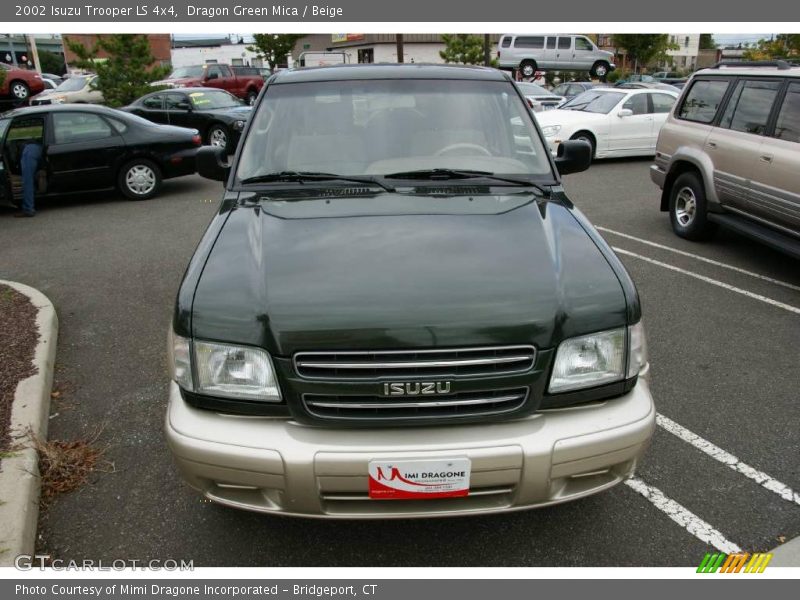 Dragon Green Mica / Beige 2002 Isuzu Trooper LS 4x4