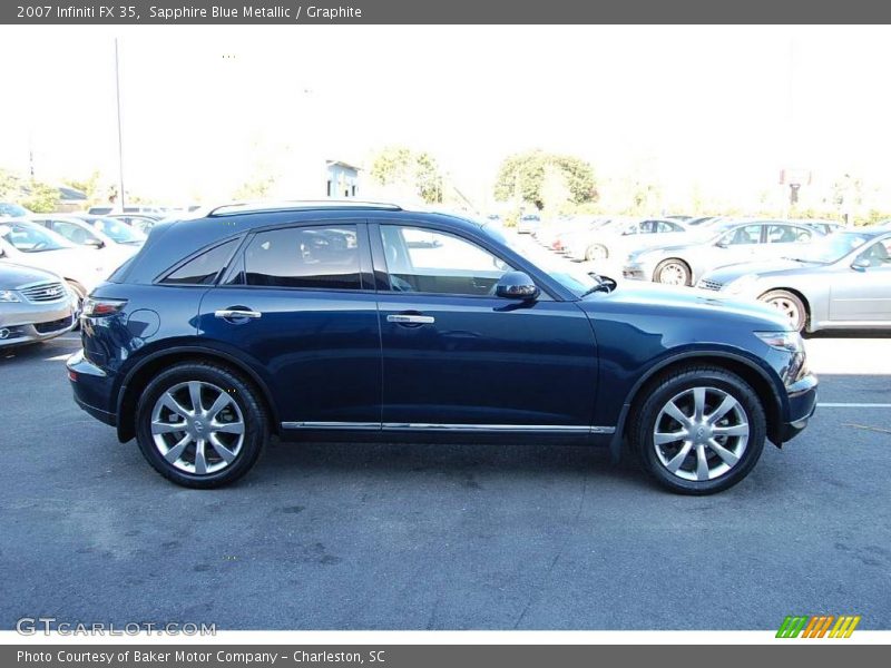 Sapphire Blue Metallic / Graphite 2007 Infiniti FX 35