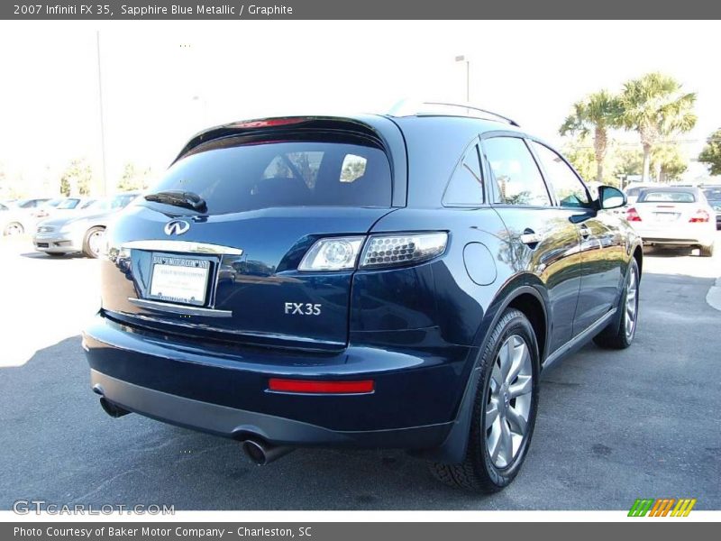 Sapphire Blue Metallic / Graphite 2007 Infiniti FX 35