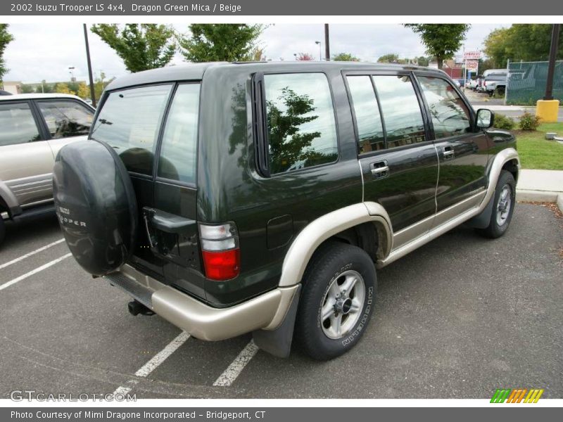 Dragon Green Mica / Beige 2002 Isuzu Trooper LS 4x4