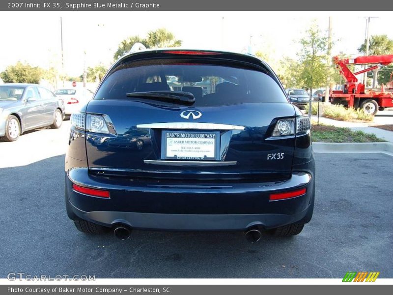 Sapphire Blue Metallic / Graphite 2007 Infiniti FX 35