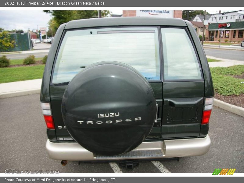Dragon Green Mica / Beige 2002 Isuzu Trooper LS 4x4