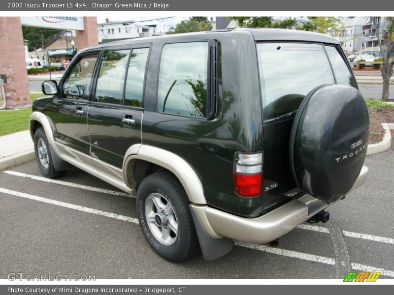 Dragon Green Mica / Beige 2002 Isuzu Trooper LS 4x4