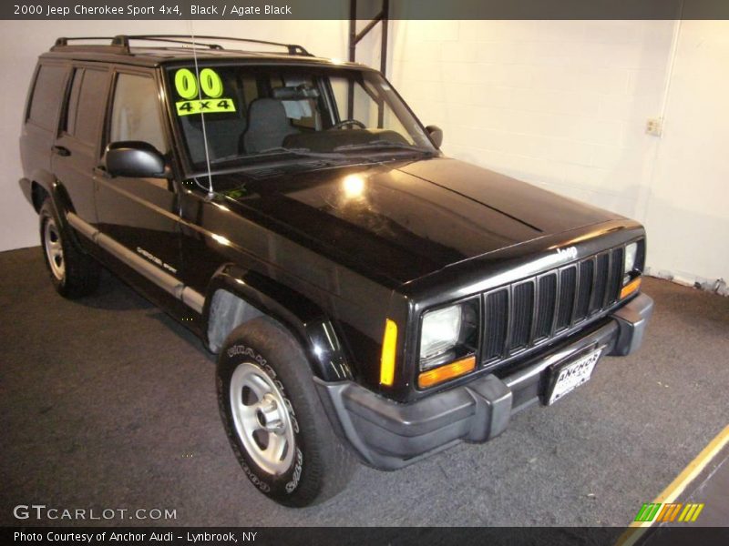 Black / Agate Black 2000 Jeep Cherokee Sport 4x4
