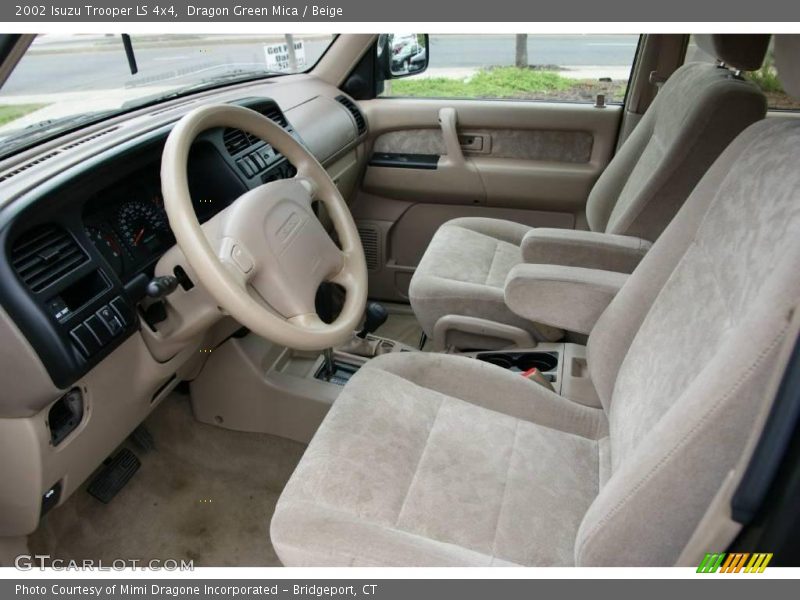 Dragon Green Mica / Beige 2002 Isuzu Trooper LS 4x4