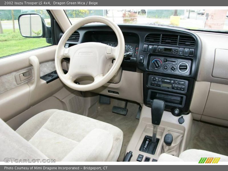 Dragon Green Mica / Beige 2002 Isuzu Trooper LS 4x4