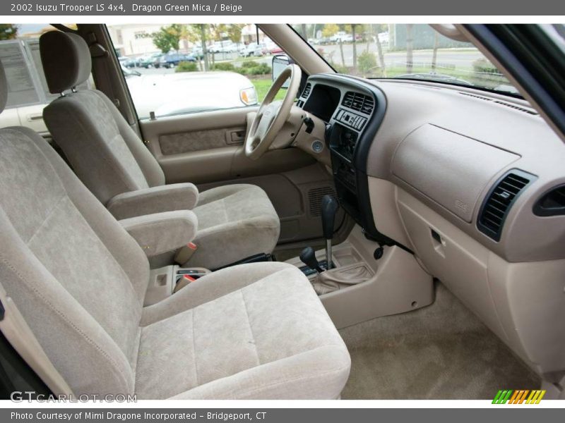 Dragon Green Mica / Beige 2002 Isuzu Trooper LS 4x4
