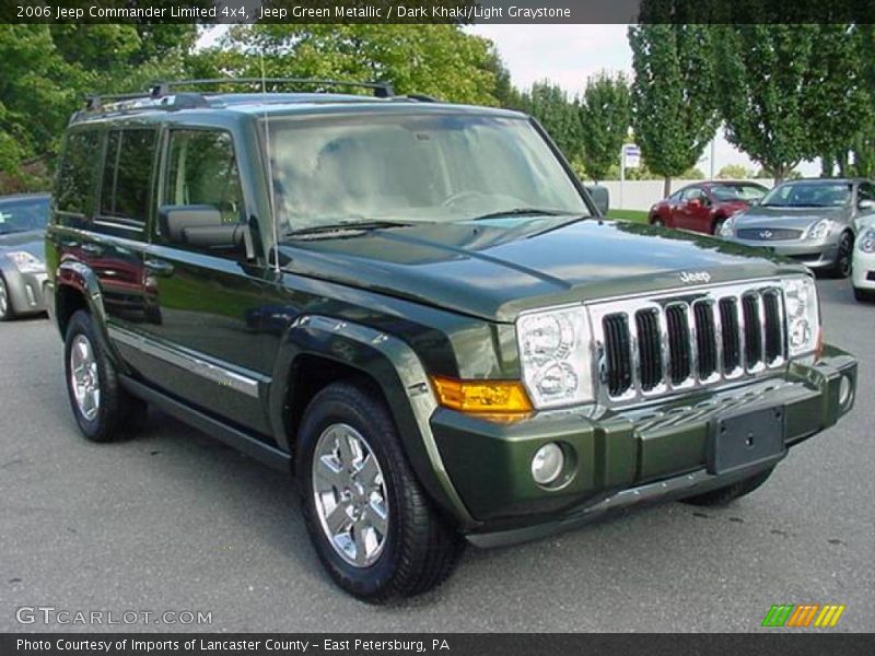 Jeep Green Metallic / Dark Khaki/Light Graystone 2006 Jeep Commander Limited 4x4
