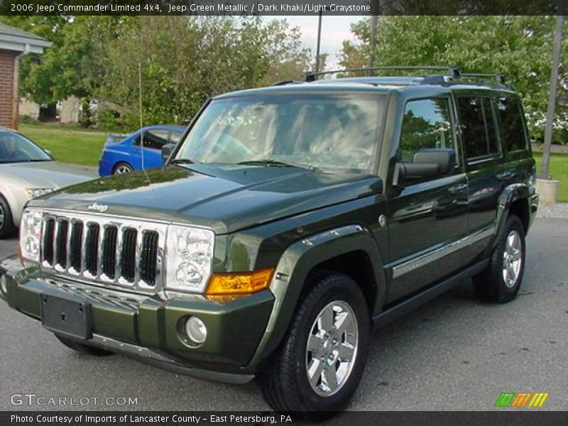 Jeep Green Metallic / Dark Khaki/Light Graystone 2006 Jeep Commander Limited 4x4