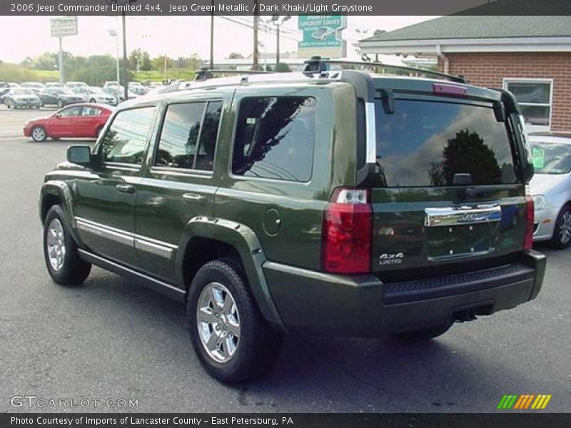 Jeep Green Metallic / Dark Khaki/Light Graystone 2006 Jeep Commander Limited 4x4