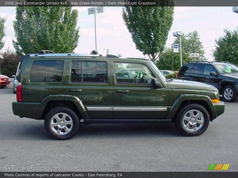 Jeep Green Metallic / Dark Khaki/Light Graystone 2006 Jeep Commander Limited 4x4