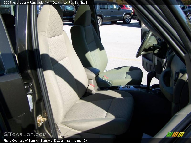 Dark Khaki Pearl / Khaki 2005 Jeep Liberty Renegade 4x4
