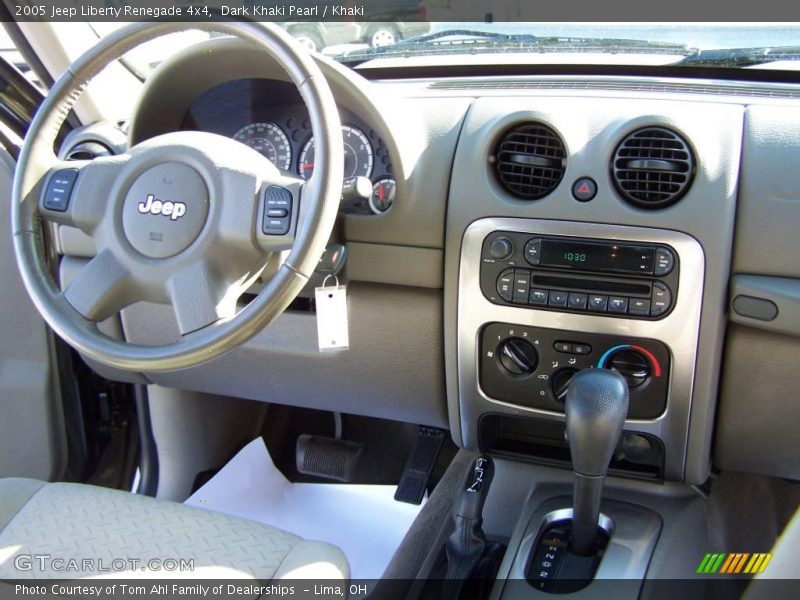 Dark Khaki Pearl / Khaki 2005 Jeep Liberty Renegade 4x4