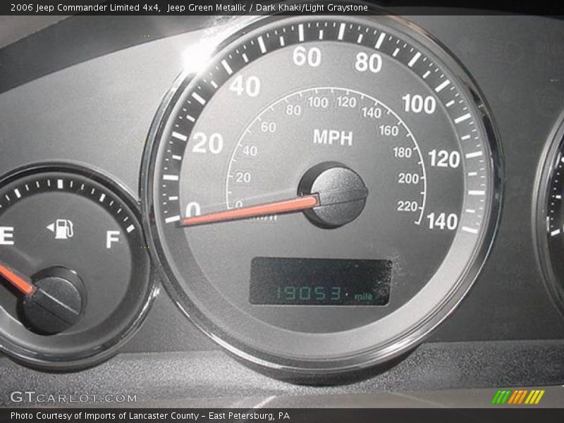 Jeep Green Metallic / Dark Khaki/Light Graystone 2006 Jeep Commander Limited 4x4