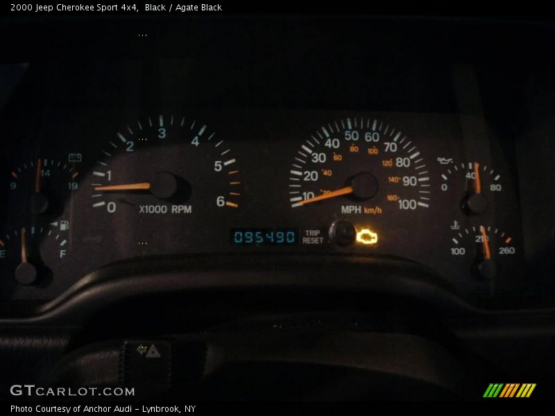 Black / Agate Black 2000 Jeep Cherokee Sport 4x4